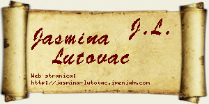 Jasmina Lutovac vizit kartica